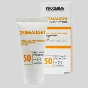Écran Solaire Invisible Proderma Dermalight SPF 50+ Anti-Âge protection solaire invisible