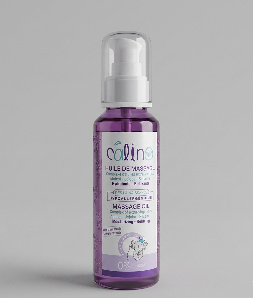 Câline Huile de Massage bébé huiles naturelles Tunisie.