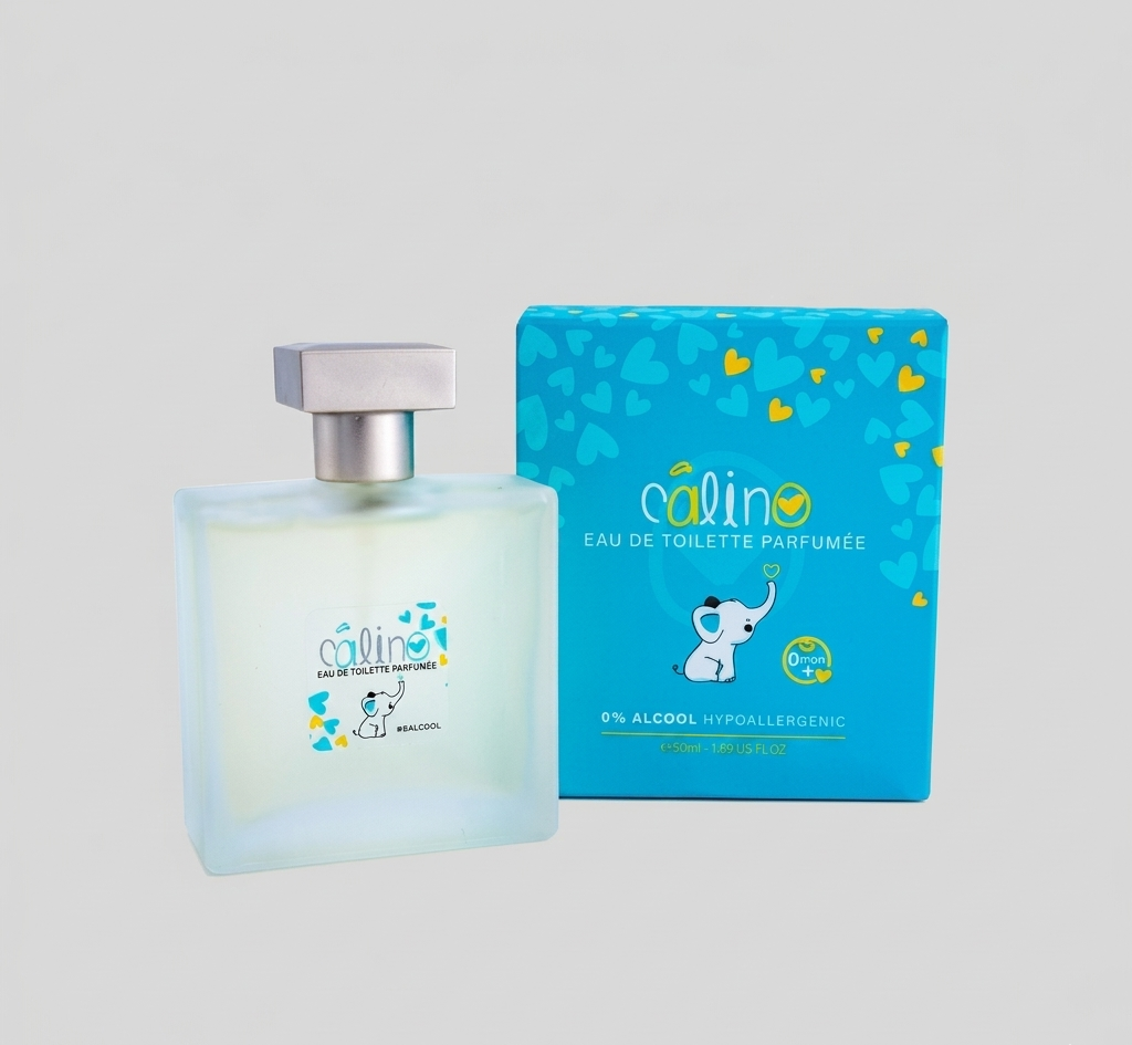 Câline Eau de Toilette parfumée bébé sans alcool Tunisie.