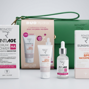 Pack Roncey Duo Hydra sérum HA et écran solaire Sunshield Tunisie