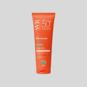 SVR Sun Secure Lait SPF 50+ hydratant fini invisible famille Tunisie
