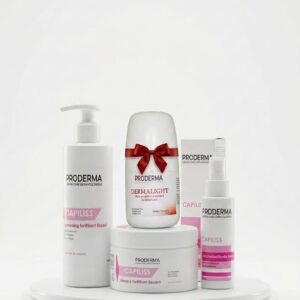 Pack Proderma Capiliss shampoing masque et spray fortifiant lissant