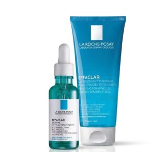 Pack La Roche Posay Effaclar Serum gel moussant et sérum ultra concentré