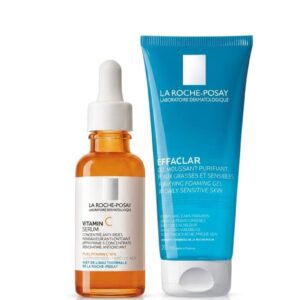 Pack La Roche Posay Vitamin C10 sérum éclat et gel nettoyant