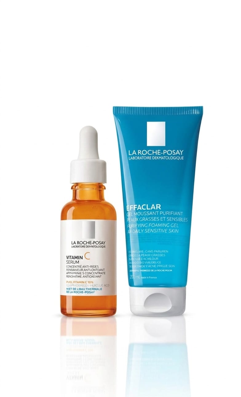 Pack La Roche Posay Vitamin C10 sérum éclat et gel nettoyant