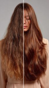 soins cheveux secs